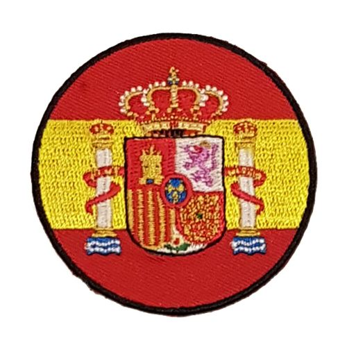 Parche escudo España rojo Termoadhesivo - Artesanía Alma