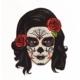 parche-de-ropa-termoadhesivo-calavera-mexicana-catrina