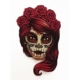 parche-de-ropa-termoadhesivo-calavera-mexicana-catrina-floral