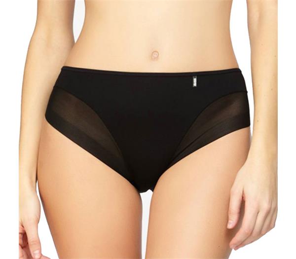 Avet Braguita midi microfibra efecto tanga 32188 Talla E Negro